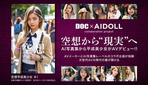 空想平成美少女 AI MODEL AV DEBUT